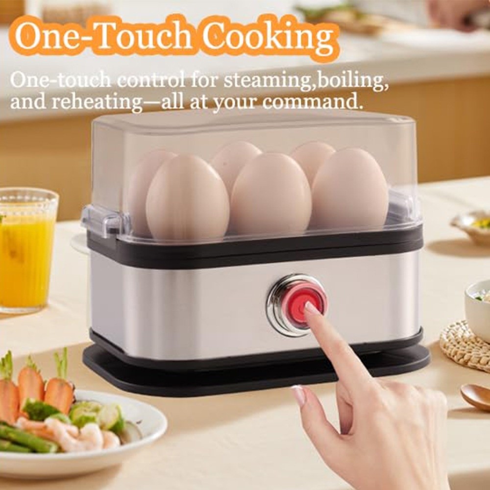 Egg Cooker Rapid - Elektryczny parowar do jajek 200W, pojemność