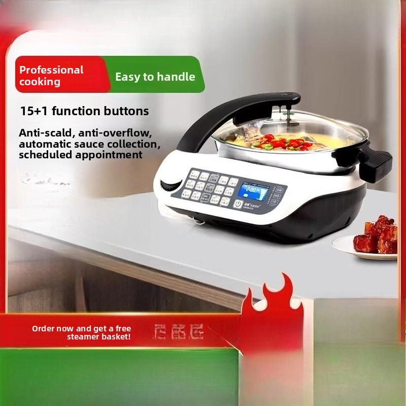Food Processor Large - Inteligentny robot kuchenny E15, wielofunkcyjny robot