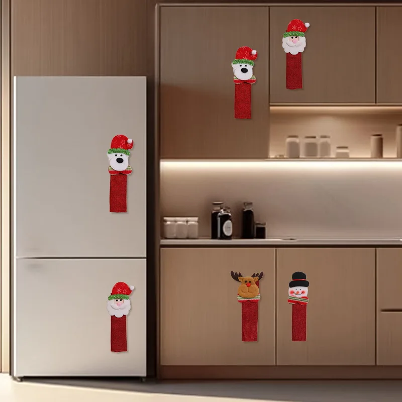 Kitchen Appliances For.Xmas - Świąteczne nakładki na klamki lodówki -