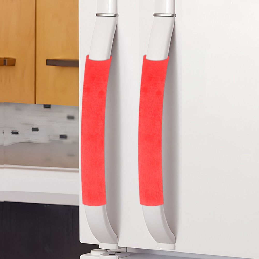 Kitchen Appliances With Red Knobs - 2 sztuk/zestaw pokrywa klamki drzwi lodówki