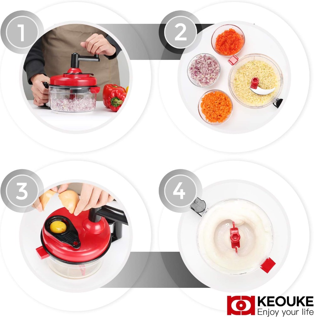 Ręczny siekacz do żywności - M – Food Processor Large recenzja i cena